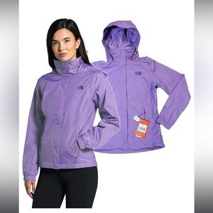 NWT THE NORTH FACE Women's Resolve 2 Jacket - Pop Purple - Size L
